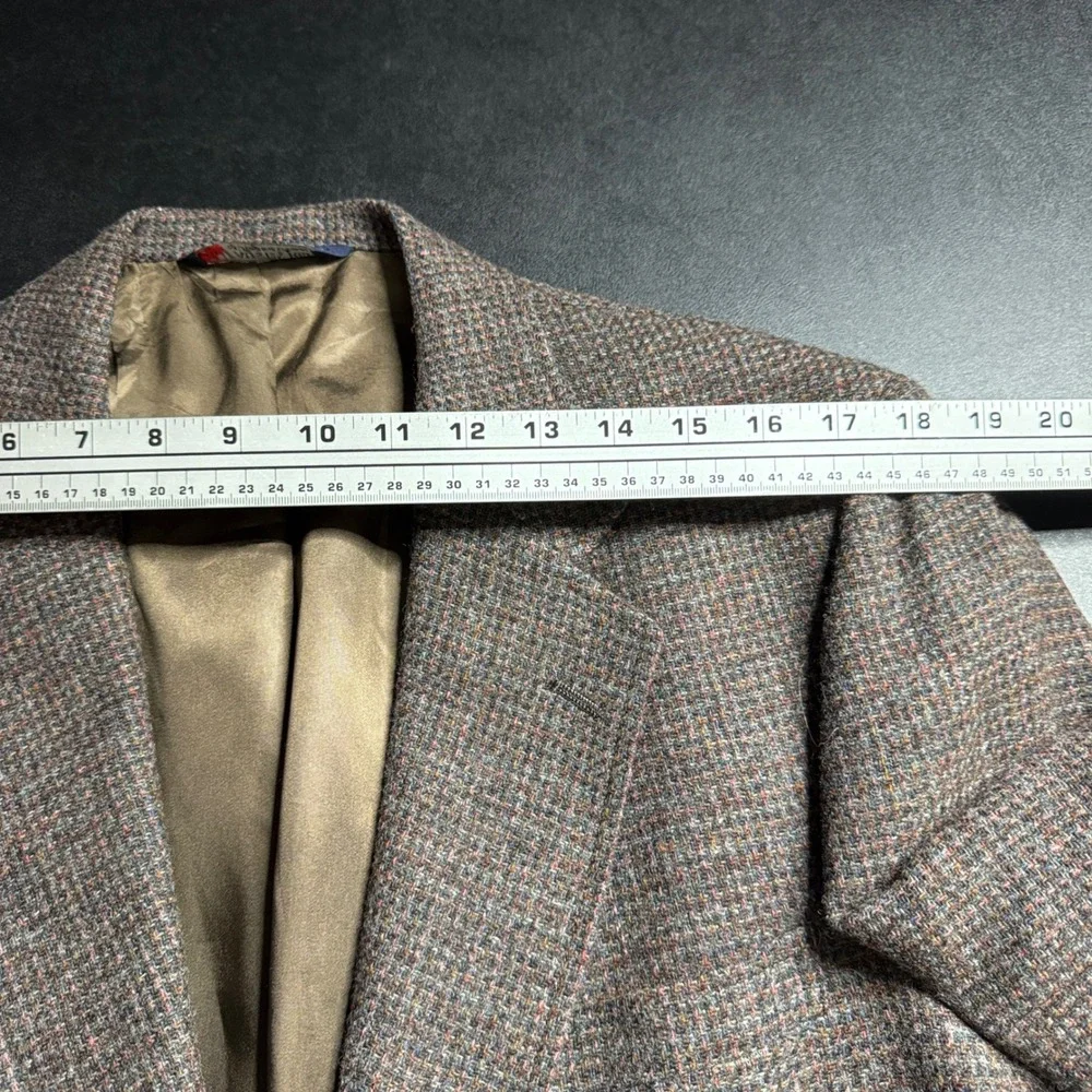 Austin Reed Regent Street Mens‎ 42L Brown Blazer Elbow Patches Tailored USA